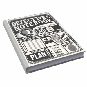 Cuaderno de notas para-detectives