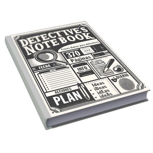 Cuaderno de notas para-detectives